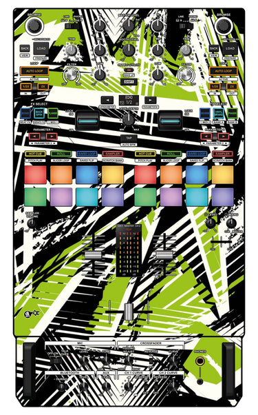 Pioneer DJ DJM S7 Skin Spike Green